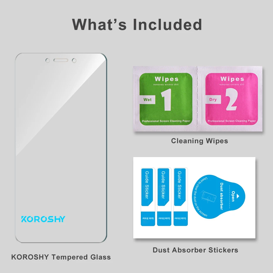 KOROSHY 2.5D Tempered Glass for Huawei Honor 5X 5C 6A 6Play 6 Play Screen Protector 0.3mm 9H Scratch Proof Toughened Glass Film (7)