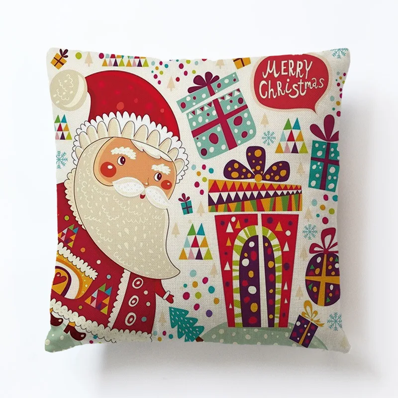 Рождественский наволочка Snoflake подушки с северными оленями декоративное покрытие милый дом Спальня аксессуары размером 45*45 см