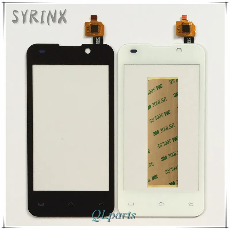 

Syrinx + 3M Sticker Mobile Phone Touch Panel Front Glass For Explay JOY Touch Screen Digitizer Sensor Touchscreen Touchpad