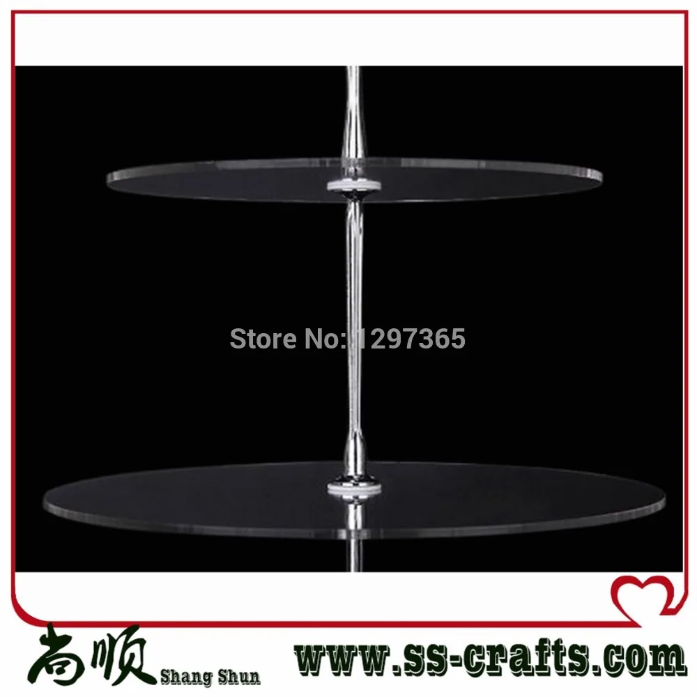 3 уровневая акриловая круглая подставка для кексов/Подставка кексов на день