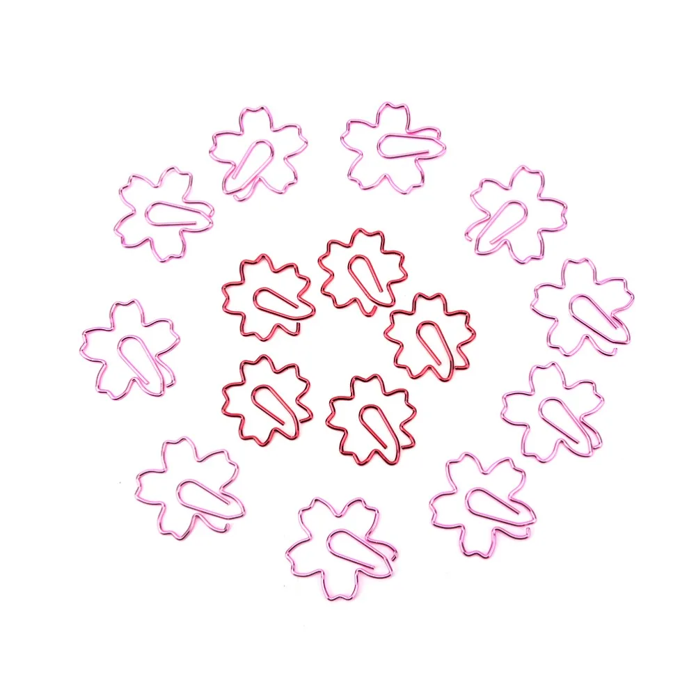 Лидер продаж милые Сакура Cherry Blossom Цветы Бумага Зажимы для книги маркеры Ежедневники Бумага Зажимы