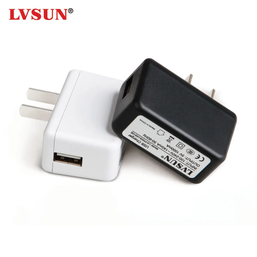 Универсальное дорожное USB-зарядное устройство LVSUN 5 В 1 а с вилкой Стандарта EU US UK AU
