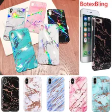 Для iphone XS max случае Роскошные лазерный загара мрамор IMD мягкий чехол для iphone XR XS х Крышка 8 8 плюс 7 7 plus 6s плюс 6 plus