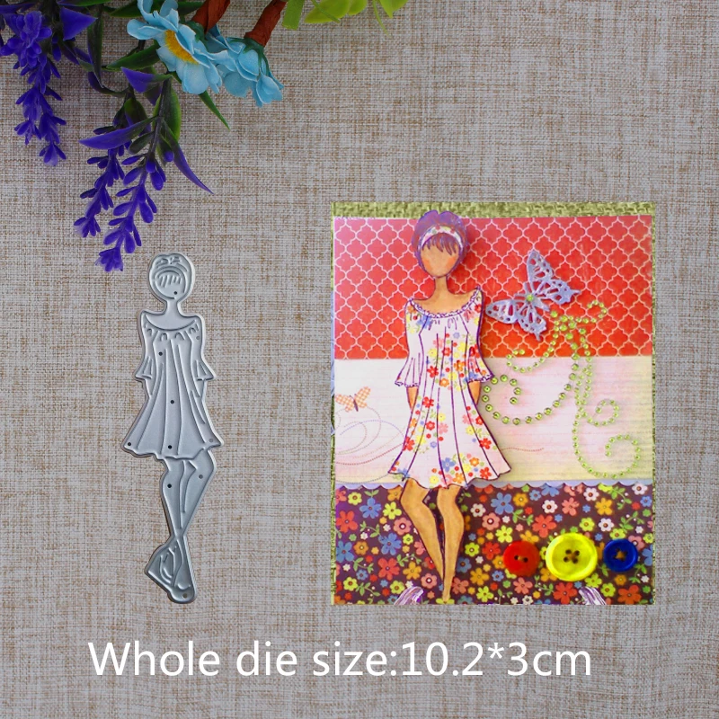 Новое поступление красивое милое платье для девочек трафарет резки сделай сам