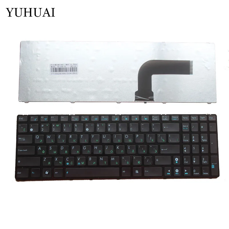 Русская клавиатура для ноутбука Asus K52 K52F K52DE K52D K52JB K52JC K52JE K52J K52N A72 A72D A72F A72J N50 N50V с рамкой RU