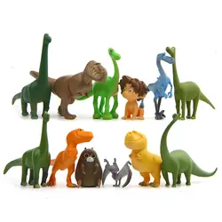10 компл. = 120 шт./лот Хороший динозавр ПВХ Рисунок Арло пятно Генри Butch мини модель игрушки Прохладный Brinquedos Для детей