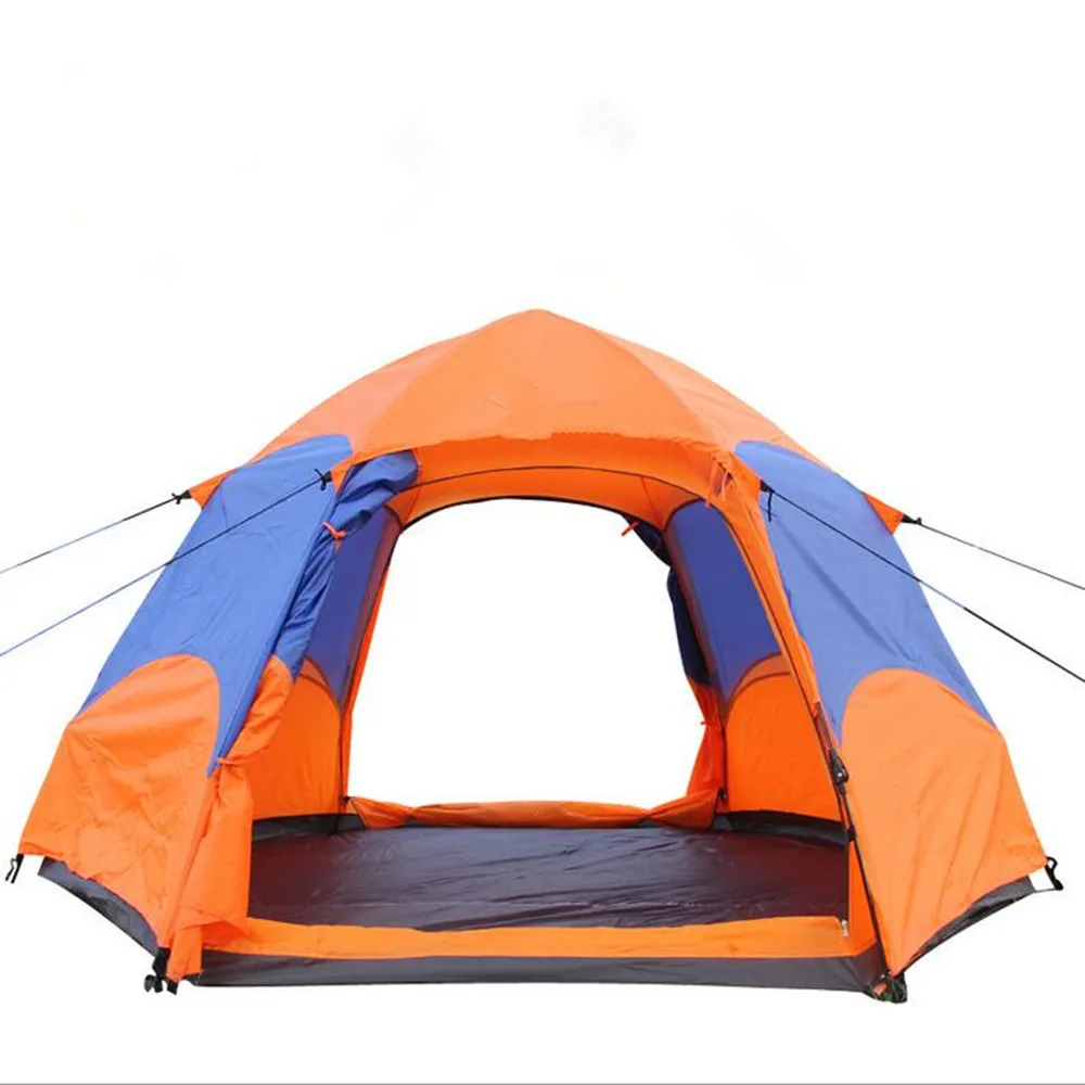 Wnnideo two door quick opening tents outdoor camping hexagonal tentin
