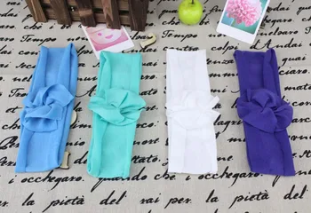 

240pcs/lot Baby Girl Cotton Rolld Flower Elastic Headband New Born baby Hair Band