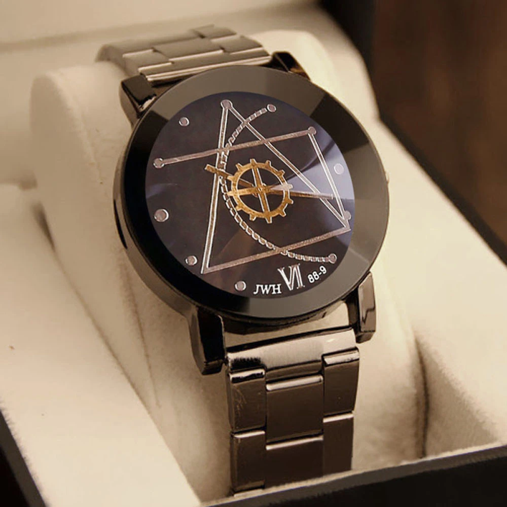 

Fashion Watch Stainless Steel Man Quartz Analog Wrist Watch PH16 Man watch 2018 Free Shipping