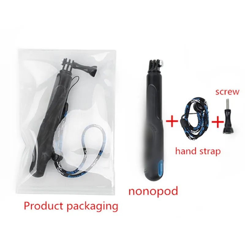 

Handheld Monopod Tripod Stick With Adapter Mount For Gopro Hero2018 Hero7 6 hero 5 3 3+ 4 xiaomi yi sj4000 5000 Accessories