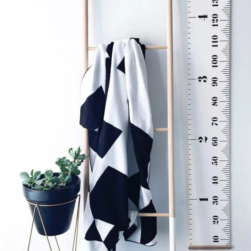 

Children Kids Growth Chart Height Ruler Wooden Wall Sticker Ruler Growth Chart Wall Decal Height Measurement Sticker Decorative
