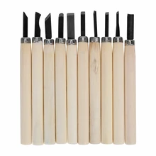 NICEYARD 10 шт./компл. долото детальный ручной инструмент для работы по дереву DIY ручной инструмент резьба по дереву ручная нож инструмент