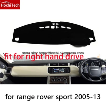 

For land rover range rover right hand drive dashboard mat Protective pad black car-styling Interior Refit sticker Mat products