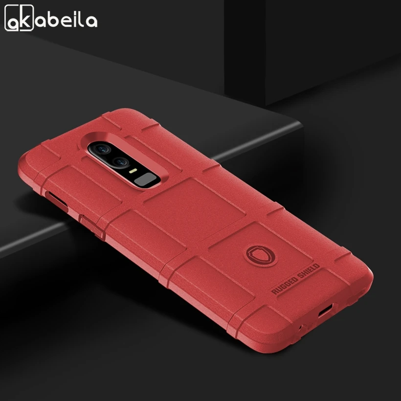 

AKABEILA Phone Case Cover For oneplus 6 Cases for oneplus 6 Silicone Rugged Shield Covers Housing Bag Back Shell Fundas