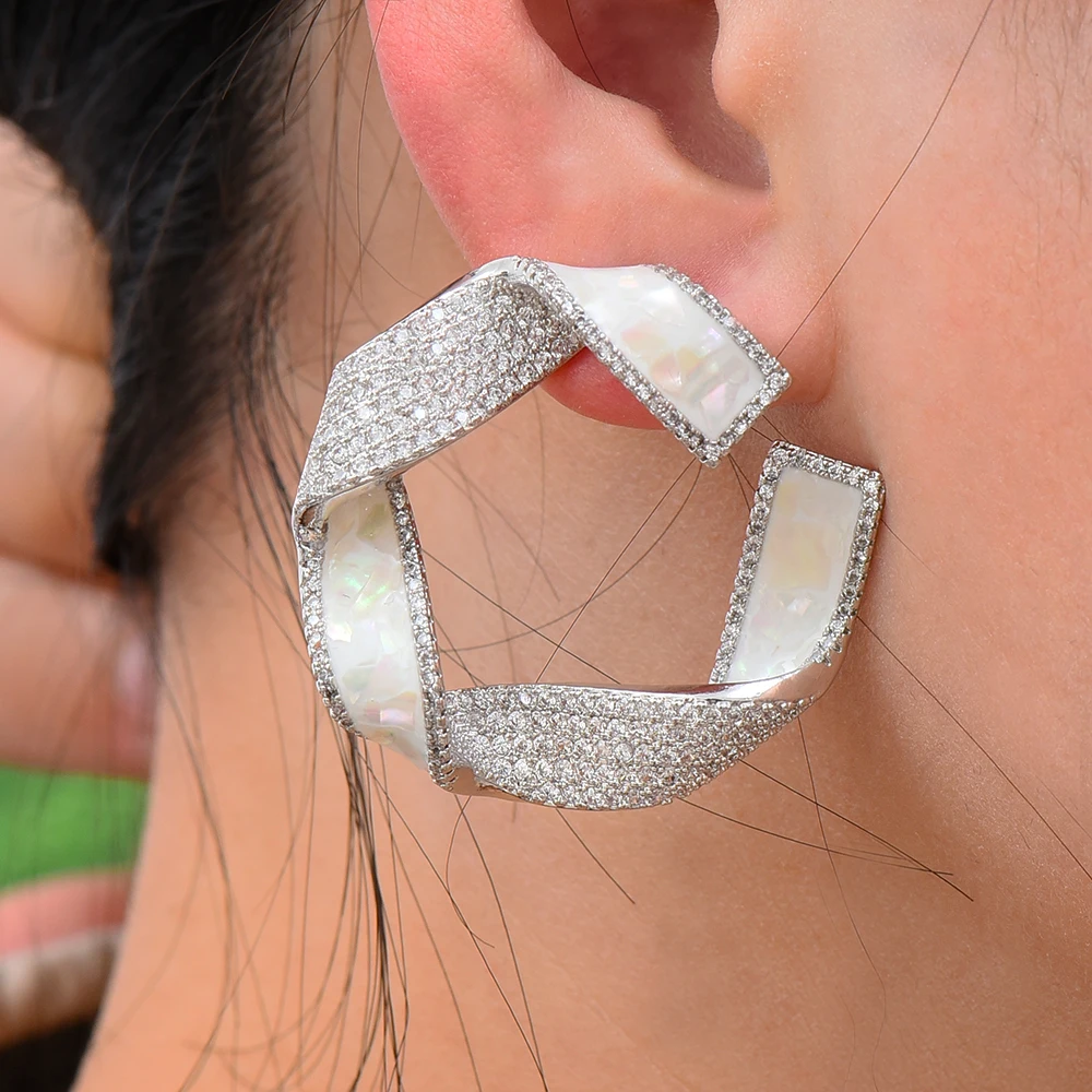 Missvikki букле d'oreille femme уникальные серьги Подвески Серебро 925 оригинальные серьги гвоздики для женщин Повседневные Вечерние аксессуары