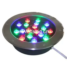 CE, IP67, хорошее качество, 18 Вт светодиодный RGB подземный свет, светодиодный RGB inground, 24 В DC, DS-11-11-18W-RGB, постоянное напряжение