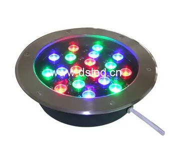 

CE,IP67,good quality,18W LED RGB underground light, LED RGB inground light,24V DC,DS-11-11-18W-RGB,constant voltage