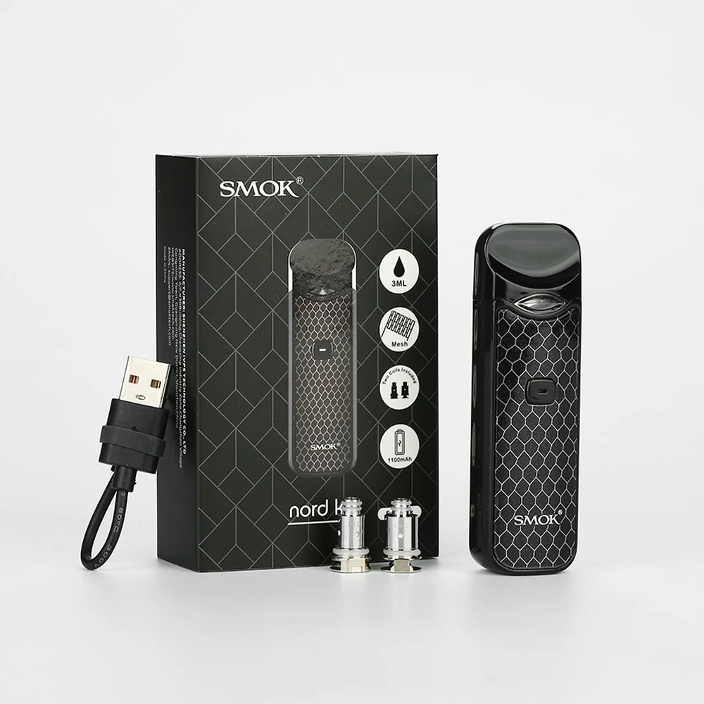 Оригинальный стартовый набор SMOK Nord Pod с аккумулятором 1100 мА · ч 3 мл мундштук