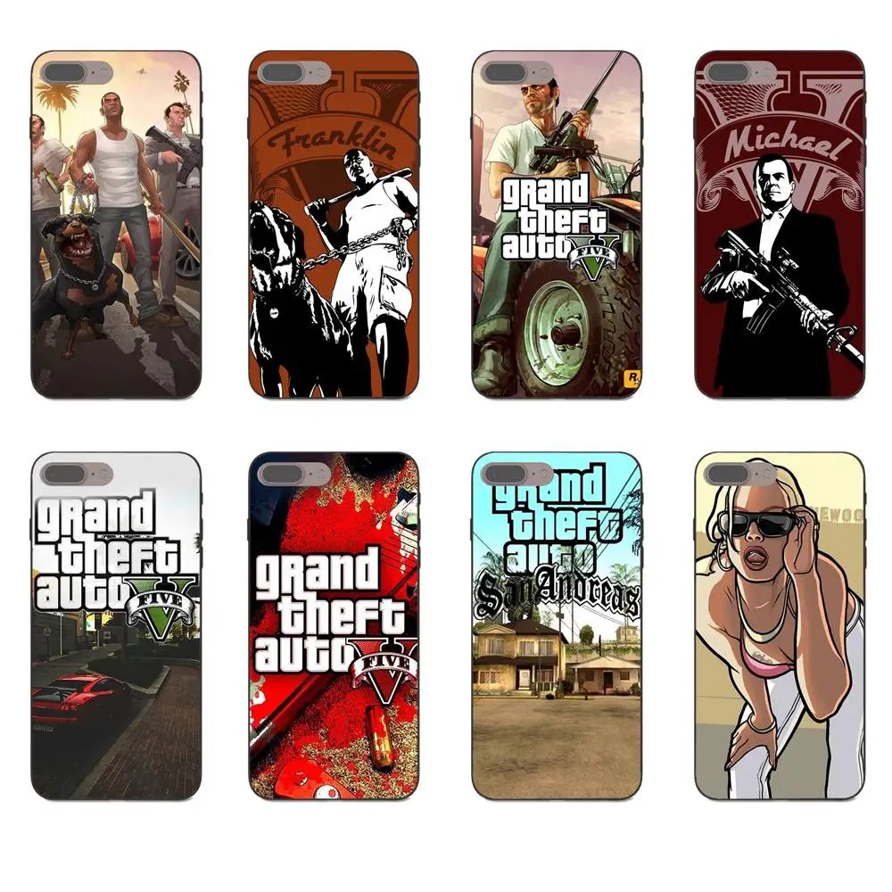 

Gta San Andreas Gta Grand Theft Auto 5 V For Xiaomi Mi3 Mi4 Mi4C Mi4i Mi5 Mi 5S 5X 6 6X 8 SE A1 Max Mix 2 Note 3 4