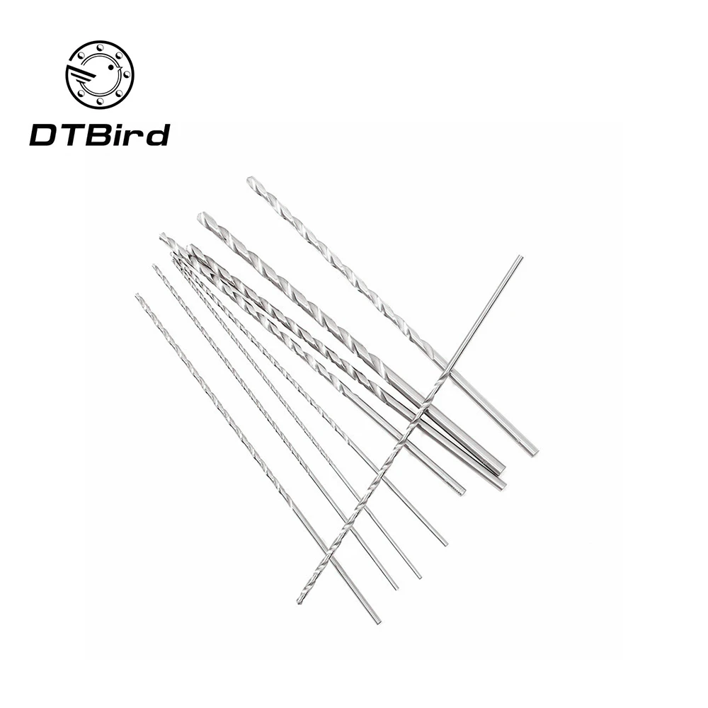 

1Pc 4-10mm HSS Twist Drill Bit Extra Long 200mm Straight Shank Auger For Metal Plastic Power Tools Wood Metal Drilling Tool