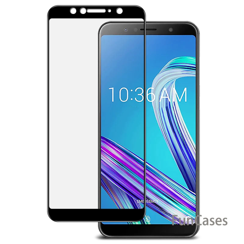 

Full Screen Cover Tempered Glass For Asus Zenfone Max Pro M1 ZB602KL ZB601KL 2.5D Curved oleophobic For Asus Zenfone Go Max Pro