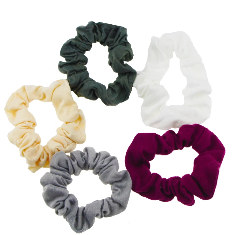 Simple pure color cotton mature fold fashion rubber band | Детская одежда и обувь