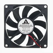 Gdstime – roulement à billes 80mm x 80mm x 15mm 8cm 80mm, ventilateur de refroidissement 8015B 24V DC