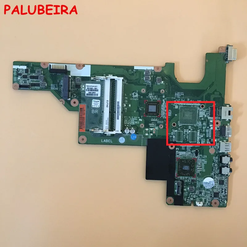 

PALUBEIRA 661340-001 For HP 635 630 631 CQ57 Laptop motherboard with CPU Onboard DDR3 fully tested work perfect