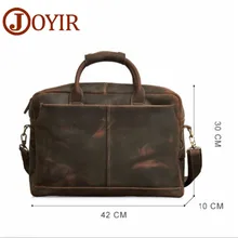 JOYIR отличные Ретро Сумки из натуральной кожи мужские сумки из натуральной кожи мужской портфель для ноутбука деловая сумка-мессенджер