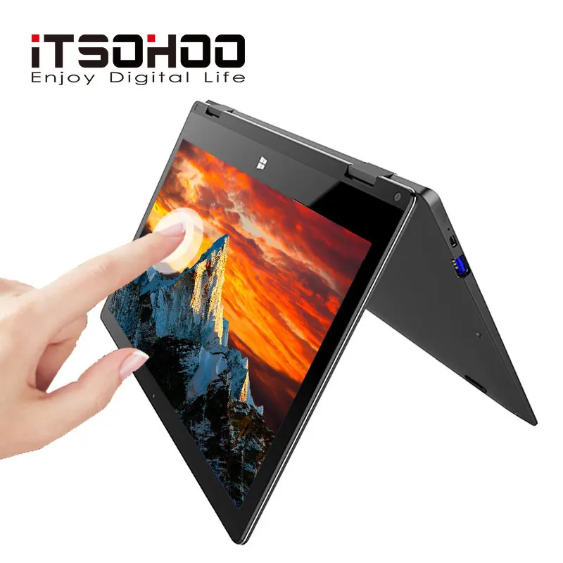  11.6 pollici convertibile computer portatili 360 gradi touch screen notebook iTSOHOO 8GB di RAM In 