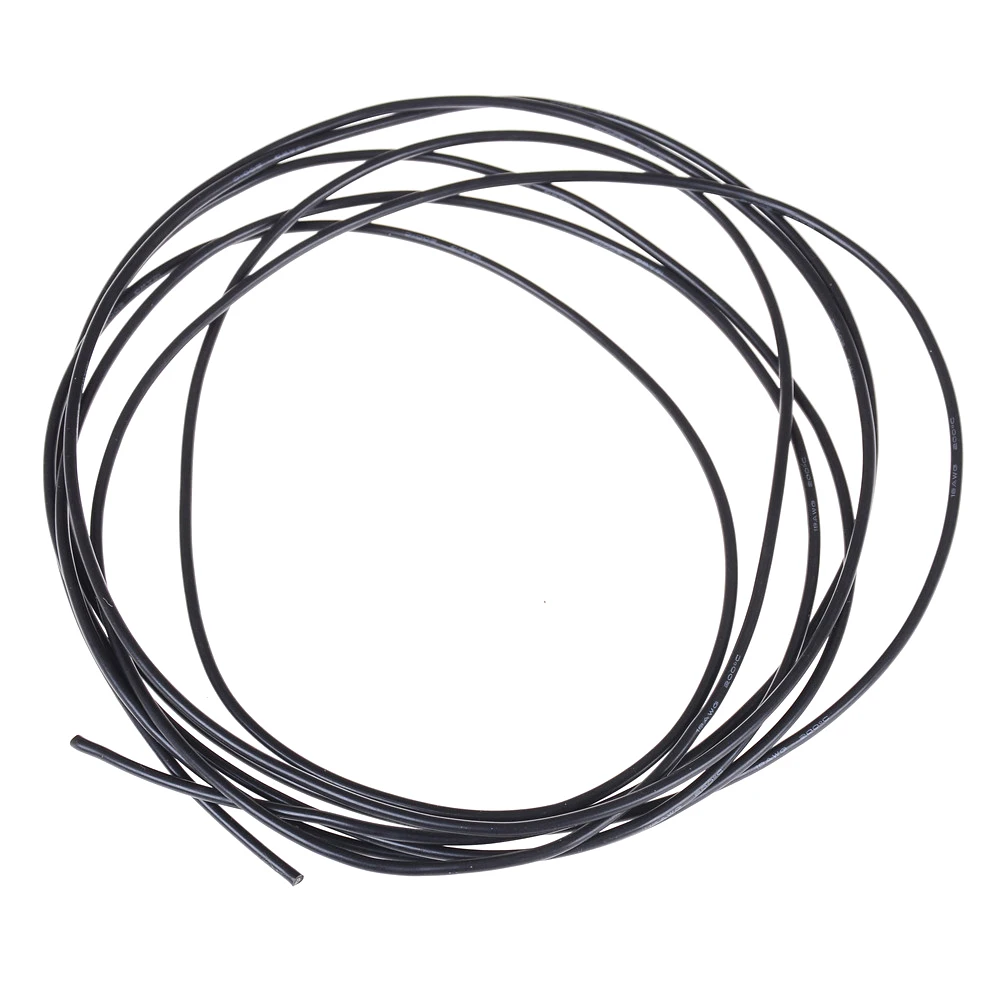 

4 Colors 3 Metres 18 AWG Soft Silicone Cable Flexible Test Line Wire High Temperature Tinned Copper UL Rubber Wire Cable