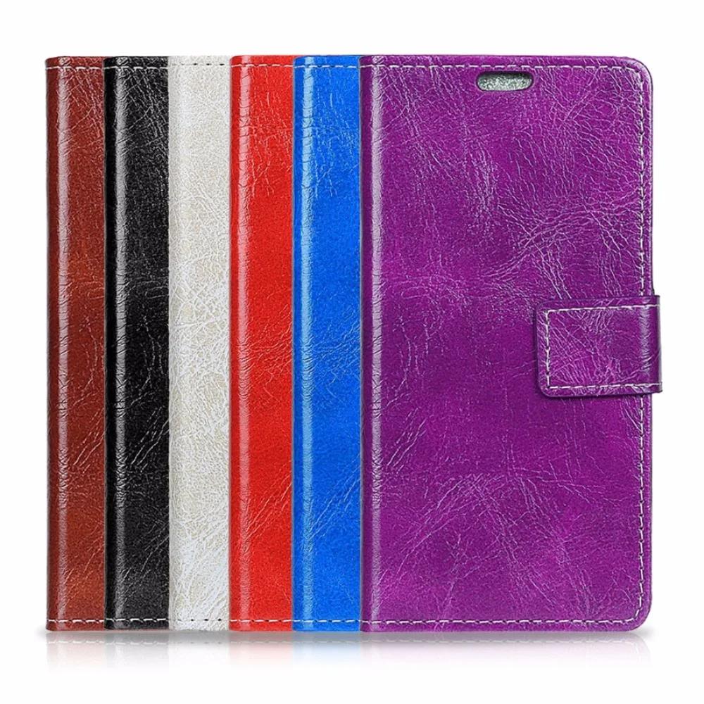 for DOOGEE X30 Case Retro Crazy Horse Texture Horizontal Flip Leather Smartphone Cover with Card Slots/Holder/Wallet/Photo Frame | Мобильные
