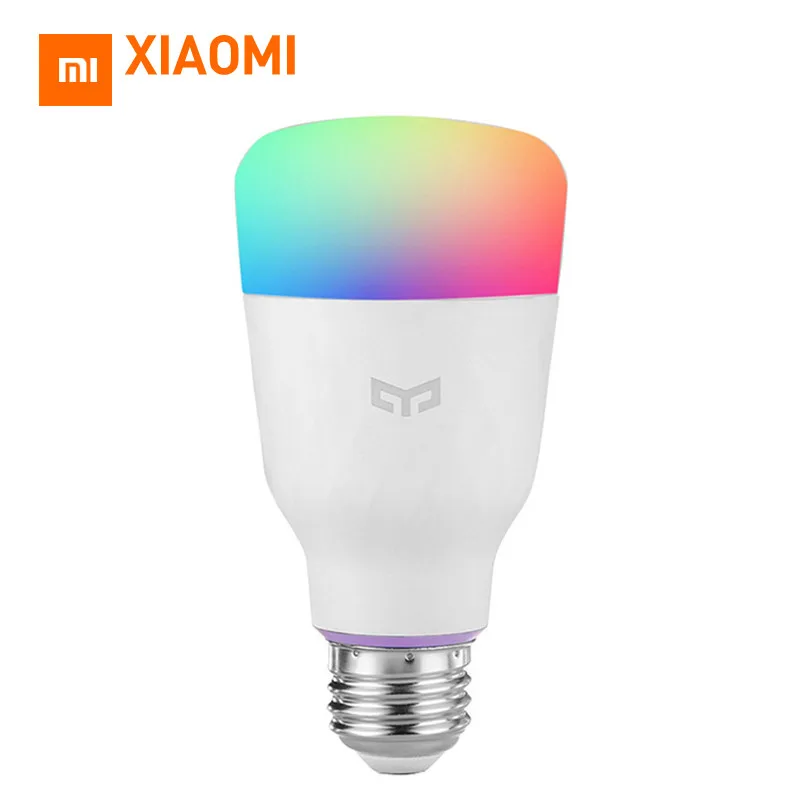 LED смарт-лампа Xiaomi Yeelight английская версия цветная лампа 800 люмен 10 Вт E27 лимонный