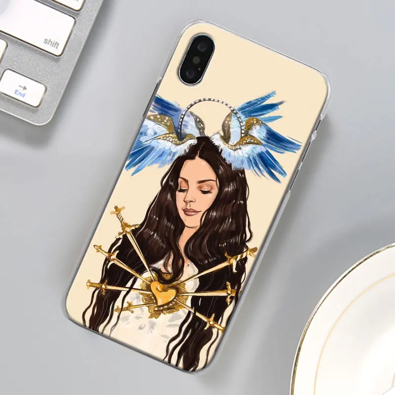 Забавный Модный чехол для телефона Lana Del Rey для Apple iPhone X XR 7 8 Plus 6 6s Plus XS MAX 11 Pro Max SE чехол для телефона Coque