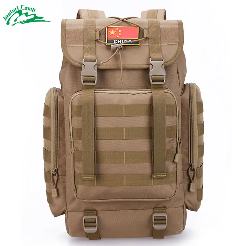 Jeebel 40L Military Tactical Backpack Army Molle Waterproof Sports Bag Climbing Rucksack Outdoor
