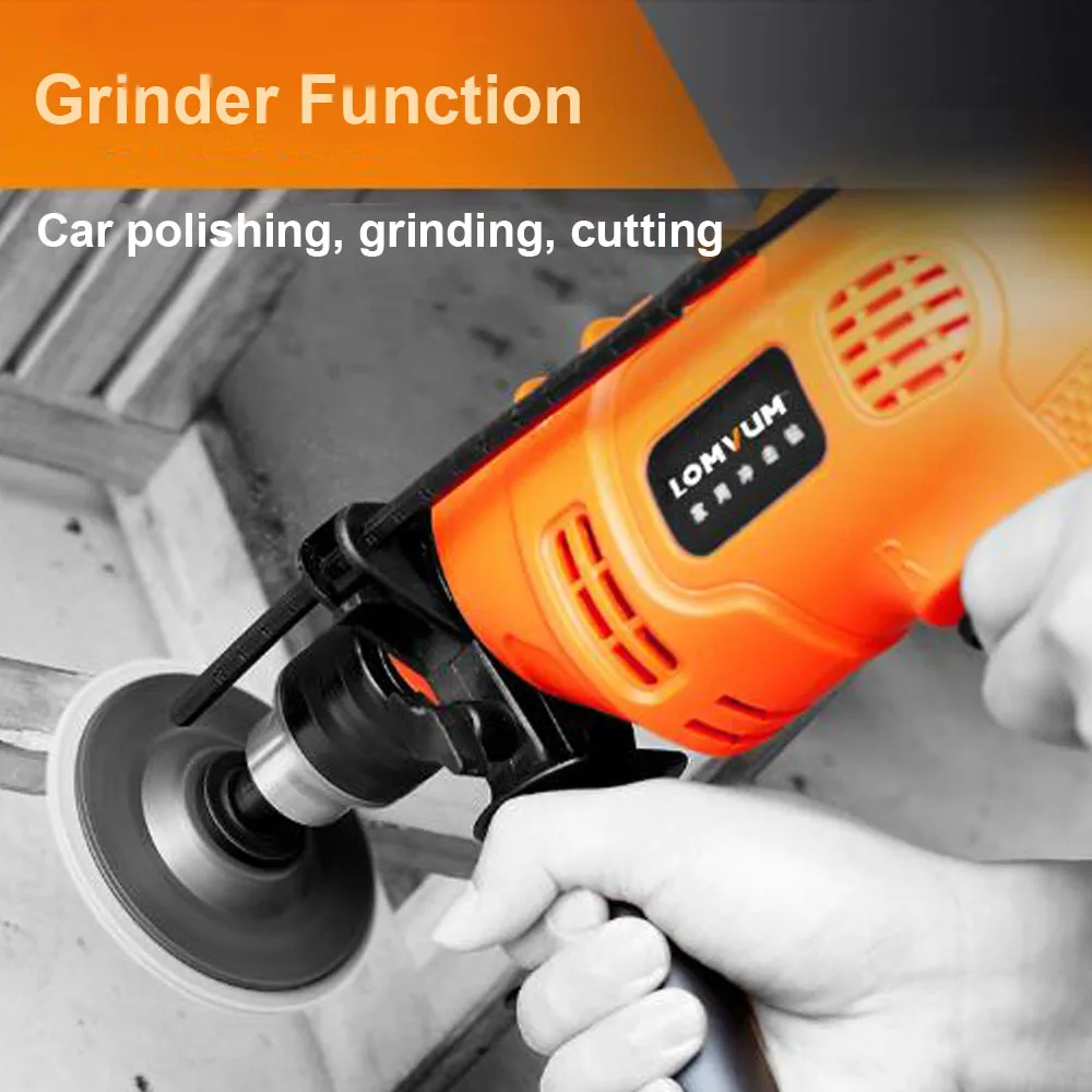 Electric Hammer Impact Hand Drill Screwdriver For