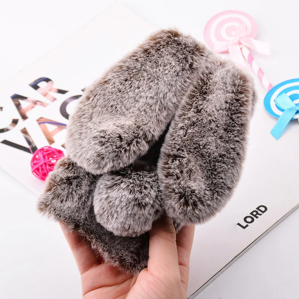 For Xiaomi Redmi Note 5 Case 3D Cute Rabbit Hairy Winter Warm Fluffy Fur Phone Case For Xiaomi Max 3 6X A2 Lite Redmi Note 6 Pro (10)