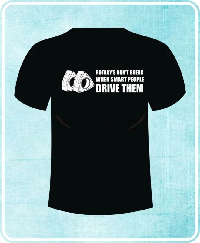 

FUNNY ROTaRY MaZDa RX7 RX8 Men's Black T-Shirts. available in S-3XL funny