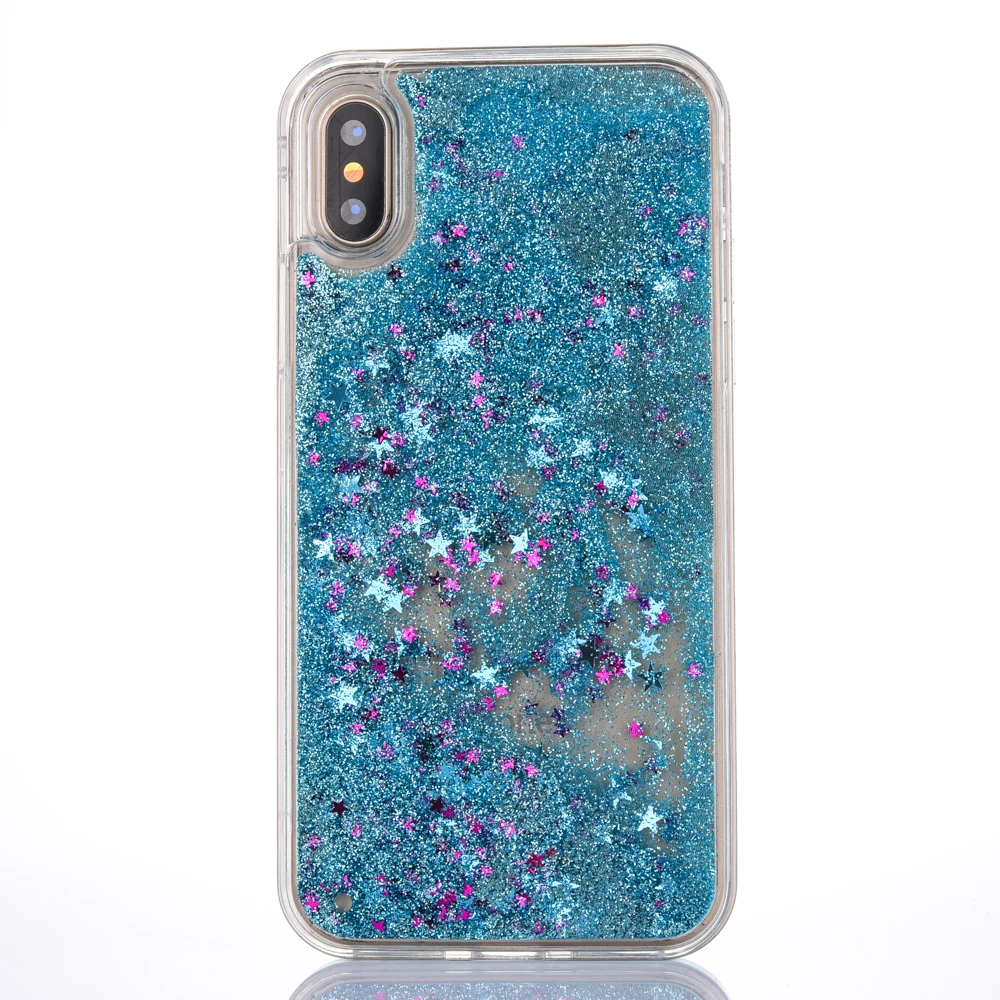 Для iPhone 5S SE 6s 7 8 Plus X Xs Max Xr новая заводская цена жидкий зыбучий песок блестящая