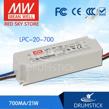 Steady MEAN WELL LPC-20-700 30V 700mA meanwell LPC-20 30V 21W Single Output LED Switching Power Supply