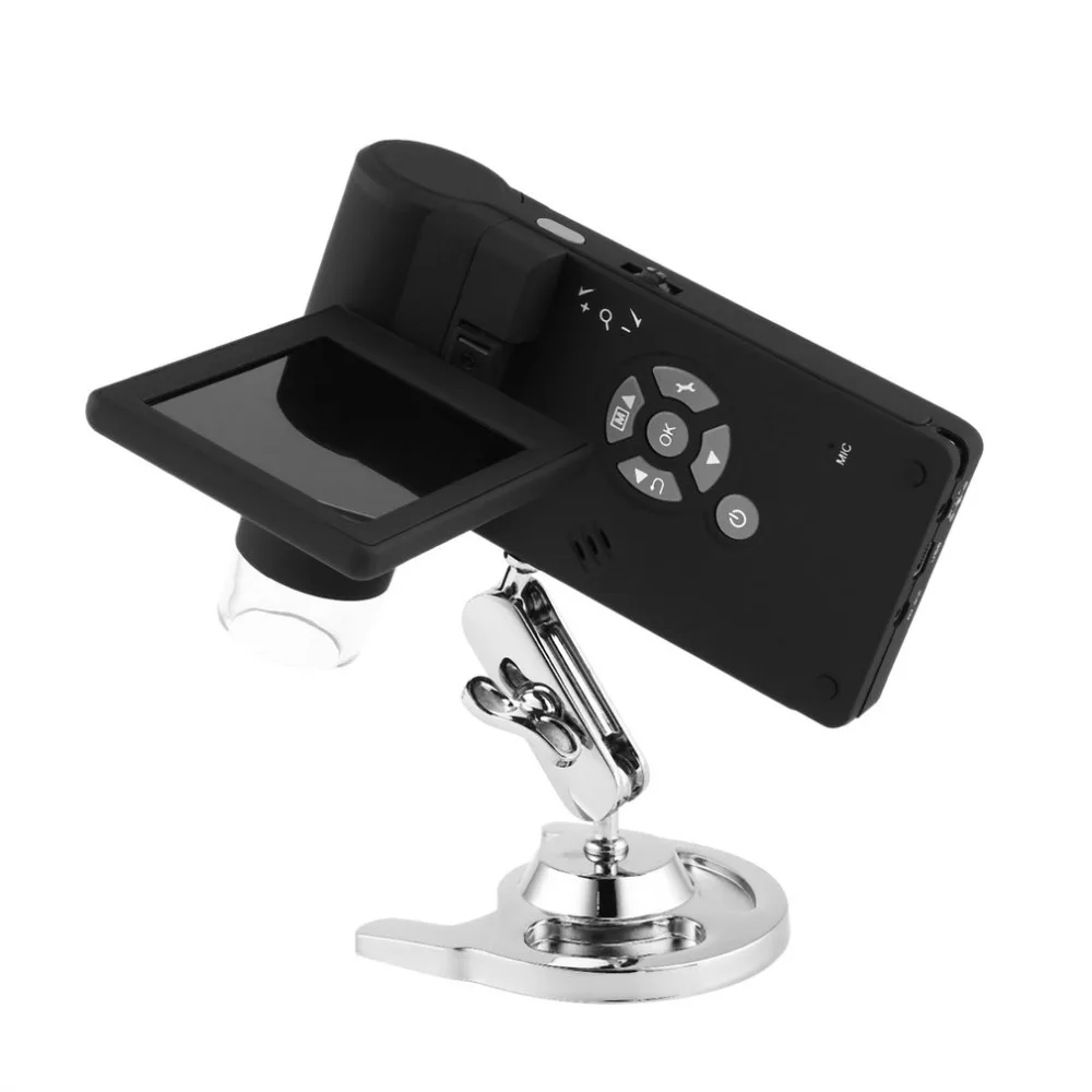 

UM039 Handheld Digital 500X Microscope Real 5.0MP 3'' LCD Display 8 LED S2T4 Professional Portable Handheld Digital Microscope