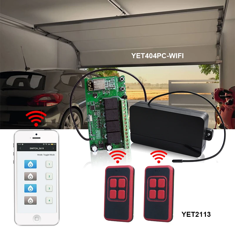 4Ch smart phone wifi external receiver  YET404pc-wifi +2113