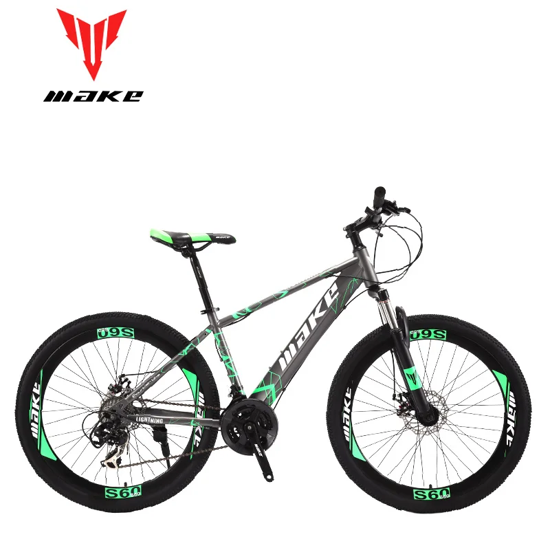 Discount Make steel frame, mountain bike 26 wheel, 24 speed SHIMANO MTB 2