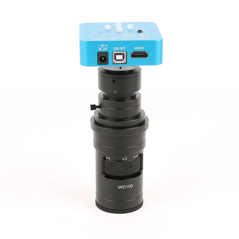  34MP 2 K 1080 P 3400 W HDMI USB Industrielle Video Mikroskop Kamera + 8X-200X FHD C montieren zoom 