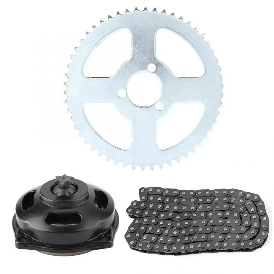 

Motorcycle Transmission Drive System T8F Chain & 6T Gear Box & Rear Sprocket Kit for Mini Motorcycle 47cc 49cc