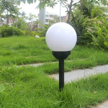 Весенний ветер 4 шт. сферические украшения светодиодные солнечные огни цветной градиент наружное освещение садовые солнечные панели Ландшафтные штепсельные лампы