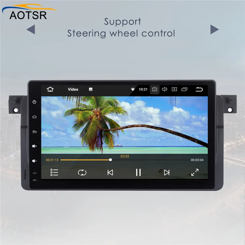 Sale Android 8.0 Car multimedia player Radio head unit For E46 1998-2005 M3 1998-2005 3 Series gps navigation Stereo no dvd octa core 9