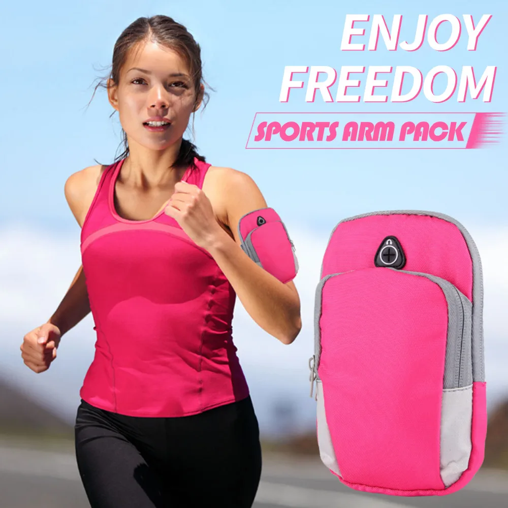 

Unisex Outdoor Sports Running Bags Mobile Phone Arm Bag Accessories Armband Gym Arm Band Case Cover Hiking Wrist Package