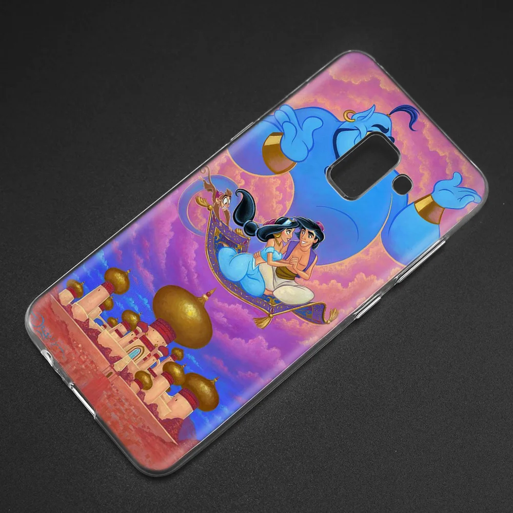 Offical Original Painted Soft TPU Case For Samsung Galaxy J4 J6 Plus J3 J5 J7 J8 J2 Pro 2018 2016 Cover Aladdin Jasmine