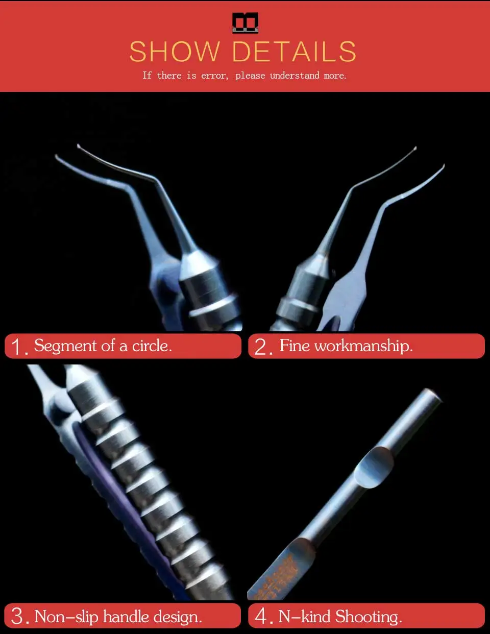 Segmento de um Liga de Titânio Capsulorhexis Fórceps Instrumentos Oftálmicos Círculo 12cm Ferramentas Cirúrgicas 11 Instrumentos p/ pálpebra